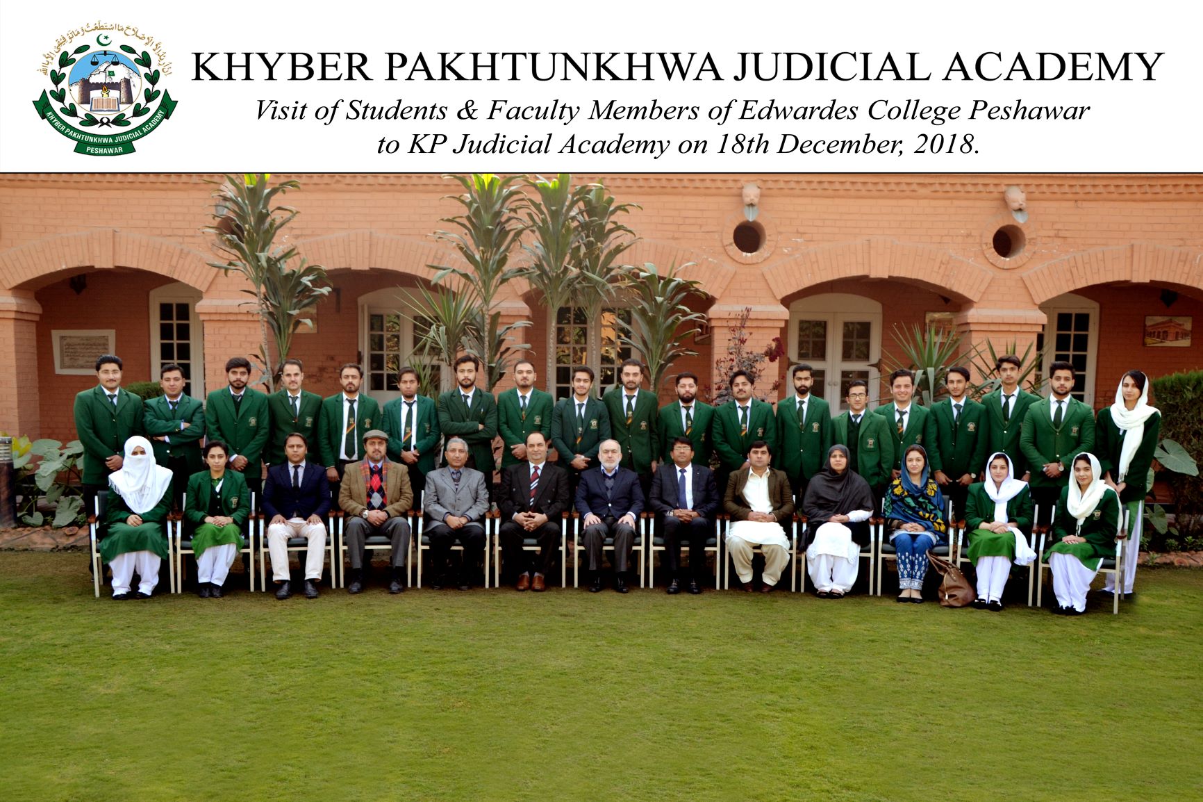 Students & Faculty from Edwardes College Peshawar visit to KP Judicial